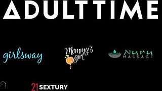 Masaje Nuru: Linda Abigail Mac prueba técnicas traviesas