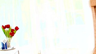 Latina cougar Raylene gives POV blowjob to huge cock, receiving messy facial.