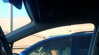 she liked what she saw in the flashing light 😉