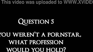 Exploring the pornstar studio with Arabelle Raphael.