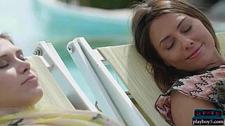 Two Tight Euro Babes Anetta Keys And Emily Rise Enjoy Lesbian Softcore Outdoor