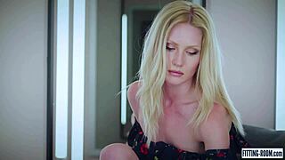 Wow, watch Gerda caught masturbating in fitting room on private camera!