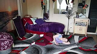 Redhead Fetish Lesson in Clothed Action