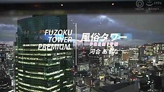 Asuna Kawai gets intense creampie in premium soapland.