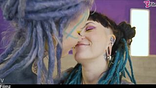 I love this ffm threesome with two goth punk teens gettin their assholes gaped and rough fucked.