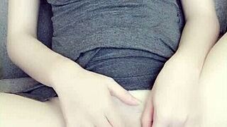 Thrill Of Shaving Teen's Smooth Asian Pussy Clean