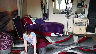 Redhead Fetish Lesson in Clothed Action