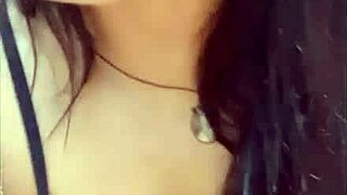 Brazilian girl fingers herself to orgasm in public park.