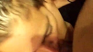 dope whore sucking big black cock