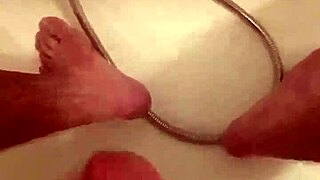 greek babe gives handjob