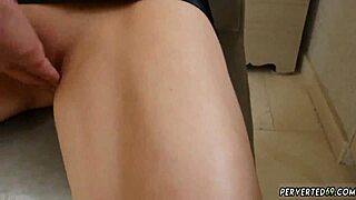 Jane Doux's Nylon Footjob and Nudist Mom Scene at Home