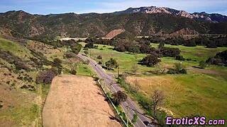 busty milf licks babes pussy while fingering her wet clit