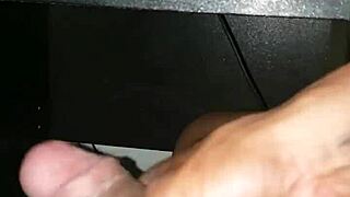 I'm stroking my cock just for you, feeling every inch