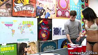 Man, strip beer pong got wild with them sorority teens in the dorm!