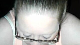 Amateur wife gives detailed blowjob in homemade setting, sucking cock passionately