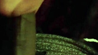 Mature Shemale Devours Massive Black Cock in Intense Deepthroat Session