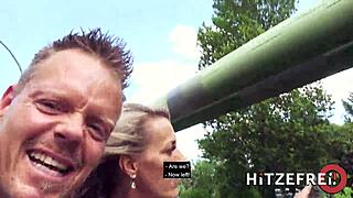 Lana Vegas Hooked Up with Slutty Milf in Garden POV