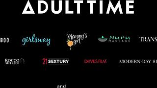 21 Sextury - Hej, vill se hotties Zazie Skymm och Geisha Kyd knulla varandra med leksaker och fingrar?