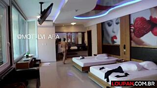 Behind the scenes, Brazilian pornstars showcase their big asses.