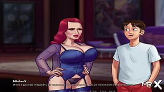 Mature Redhead Lady Engages In Intense Sexual Encounter In Summertimesaga Episode 2 Scene 23