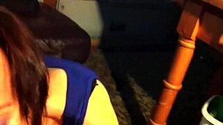 ky shows sloppy cock sucking with spitting and cum