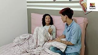 Why Is My Latina Stepsister Sad? I'll Cheer Her Up With My Cock!