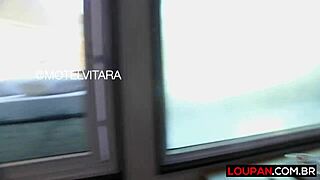 Behind the scenes, Brazilian pornstars showcase their big asses.