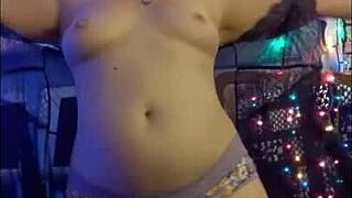 Hotwife Steffi Purple Chemise Pussy Dance Another Dirty Bit