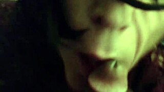 Mature Shemale Devours Massive Black Cock in Intense Deepthroat Session