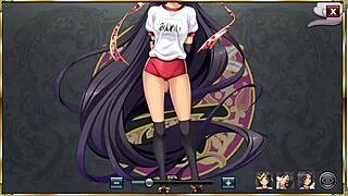 Animated gif from Shinrenki Musou featuring Zhou Tai's exercise