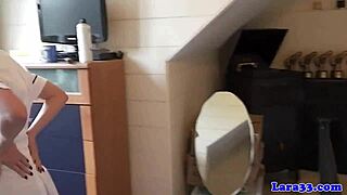 Stockinged Mature Fingers Babe Before Bj Trio