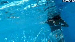 bonnie, that tight petite brunette, looks so hot swimming