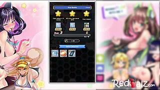 Project QT gameplay features girlfriend flashing in 3D anime fantasy