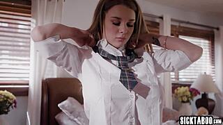 Can Huge Boobs Lesbian Gabbie Carter Really Lick Petite Teen Jane Wilde's Pussy?