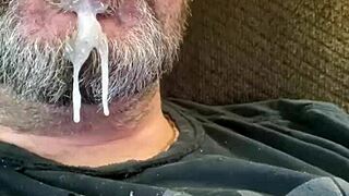 bisexual dude swallows thick bbc cum