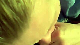 White Cougar Sucks Monster BBC Late Night For Cumshot