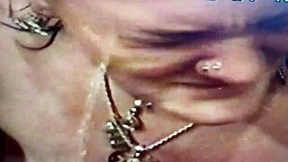 Raunchy Rita's face used like a toilet