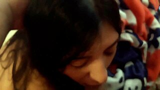 Stepbrother joins in on my solo session and finishes me off