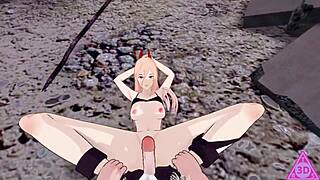 Koikatsu Hentai Denji Blows Cock In Horny Gameplay