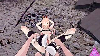 Koikatsu Hentai Denji Blows Cock In Horny Gameplay