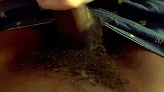 White Cougar Sucks Monster BBC Late Night For Cumshot