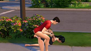 sims 4 teen 18+ hot girl fuck with condom
