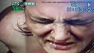 Raunchy Rita's face used like a toilet