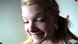 Watch Taylor Undress and Finger Her Pussy!