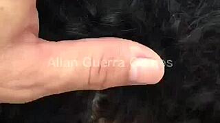 i met the mma fighter allan guerra gomes