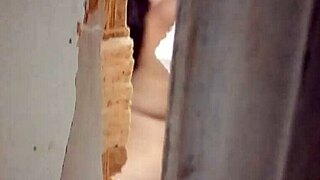 spying on my aunt in the bathroom at grandma's house just to see her