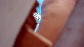 spying on my aunt in the bathroom at grandma's house just to see her