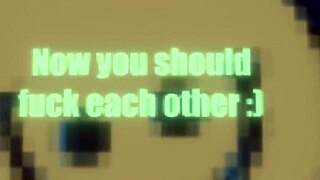 hacker turns girls into dickgirls who fuck each other in animated futanari lesbian scene