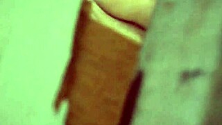 spying on my aunt in the bathroom at grandma's house just to see her