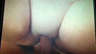 Bbw wife gets creampied hard.